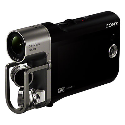 Sony HDR-MV1 HD 1080p Music Video Camcorder, 8.4MP, NFC, Wi-Fi, Stereo Microphones, 2.7 LCD